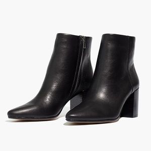 Madewell The Fiona Boot in Black Leather